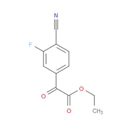 Aobchem&nbsp;Ethyl 2-(4-cyano-3-fluorophenyl)-2-oxoacetate | ≥95% | CAS 951888-19-0 | C11H8FNO3 | 500mg