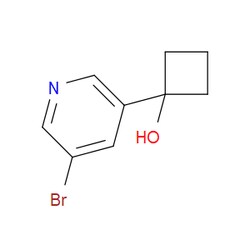 AOBCHEM&nbsp;1-(5-Bromopyridin-3-yl)cyclobutanol | ≥95% | CAS 1633013-47-4 | C9H10BrNO | 1g