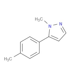 Aobchem&nbsp;1-Methyl-5-(p-tolyl)-1H-pyrazole | ≥97% | CAS 73387-56-1 | C11H12N2 | 250mg