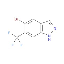 Aobchem&nbsp;5-Bromo-6-(trifluoromethyl)-1H-indazole | ≥97% | CAS 2254147-00-5 | C8H4BrF3N2 | 1g