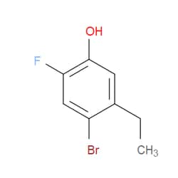 Aobchem&nbsp;4-Bromo-5-ethyl-2-fluorophenol | ≥95% | CAS 1421503-38-9 | C8H8BrFO | 250mg