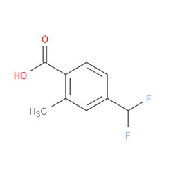 Aobchem&nbsp;4-(Difluoromethyl)-2-methylbenzoic acid | ≥95% | CAS 1027595-85-2 | C9H8F2O2 | 500mg