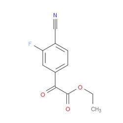 Aobchem&nbsp;Ethyl 2-(4-cyano-3-fluorophenyl)-2-oxoacetate | ≥95% | CAS 951888-19-0 | C11H8FNO3 | 250mg