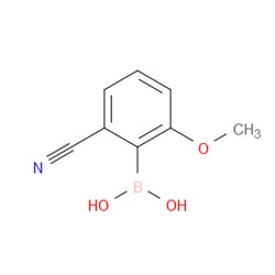 Aobchem&nbsp;2-Cyano-6-methoxyphenylboronic acid | ≥97% | CAS 1164100-85-9 | C8H8BNO3 | 500mg