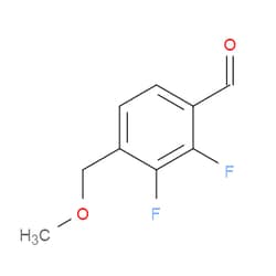 Aobchem&nbsp;2 3-Difluoro-4-(methoxymethyl)benzaldehyde | ≥97% | CAS 1896247-68-9 | C9H8F2O2 | 500mg