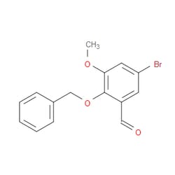 Aobchem&nbsp;2-(Benzyloxy)-5-bromo-3-methoxybenzaldehyde | ≥97% | CAS 155351-68-1 | C15H13BrO3 | 500mg
