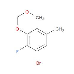 Aobchem&nbsp;1-Bromo-2-fluoro-3-(methoxymethoxy)-5-methylbenzene | ≥95% | CAS 2764728-86-9 | C9H10BrFO2 | 1g