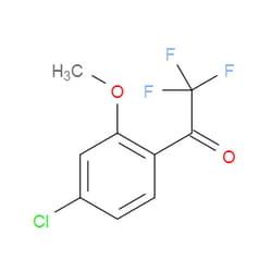 Aobchem&nbsp;1-(4-Chloro-2-methoxyphenyl)-2 2 2-trifluoroethanone | ≥97% | CAS 1256482-21-9 | C9H6ClF3O2 | 1g