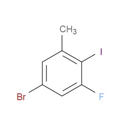 Aobchem&nbsp;5-Bromo-1-fluoro-2-iodo-3-methylbenzene | ≥95% | CAS 1805553-01-8 | C7H5BrFI | 500mg