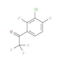 Aobchem&nbsp;1-(3-Chloro-2 4-difluorophenyl)-2 2 2-trifluoroethanone | ≥95% | CAS 2029517-03-9 | C8H2ClF5O | 500mg