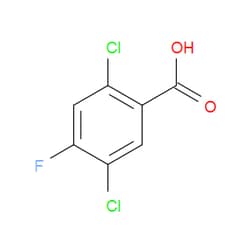 Aobchem&nbsp;2 5-Dichloro-4-fluorobenzoic acid | ≥97% | CAS 35989-28-7 | C7H3Cl2FO2 | 500mg