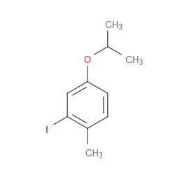 Aobchem&nbsp;2-Iodo-4-isopropoxy-1-methylbenzene | ≥97% | CAS 1369834-60-5 | C10H13IO | 500mg