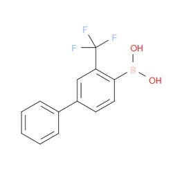 Aobchem&nbsp;3-(Trifluoromethyl)biphenyl-4-ylboronic acid | ≥95% | CAS 2121512-52-3 | C13H10BF3O2 | 1g