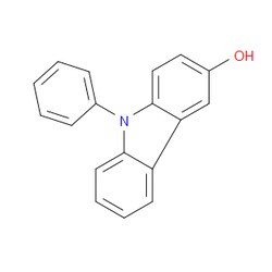 Aobchem&nbsp;9-Phenyl-9H-carbazol-3-ol | ≥97% | CAS 115552-06-2 | C18H13NO | 250mg
