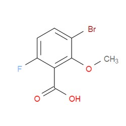 Aobchem&nbsp;3-Bromo-6-fluoro-2-methoxybenzoic acid | ≥97% | CAS 1426073-21-3 | C8H6BrFO3 | 1g