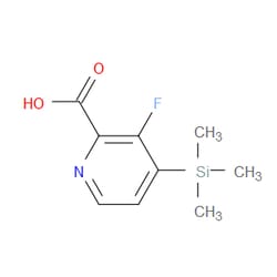 Aobchem&nbsp;3-Fluoro-4-(trimethylsilyl)pyridine-2-carboxylic acid | ≥97% | CAS 1809168-70-4 | C9H12FNO2Si | 1g