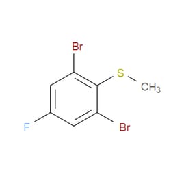 Aobchem&nbsp;2 6-Dibromo-4-fluorothioanisole | ≥95% | CAS 38366-77-7 | C7H5Br2FS | 500mg
