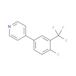 Aobchem&nbsp;4-(4-Fluoro-3-(trifluoromethyl)phenyl)pyridine | ≥95% | CAS 388118-59-0 | C12H7F4N | 1g