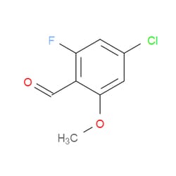 Aobchem&nbsp;4-Chloro-2-fluoro-6-methoxybenzaldehyde | ≥97% | CAS 1158916-85-8 | C8H6ClFO2 | 250mg