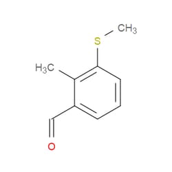Aobchem&nbsp;2-Methyl-3-(methylthio)benzaldehyde | ≥97% | CAS 1289150-63-5 | C9H10OS | 500mg