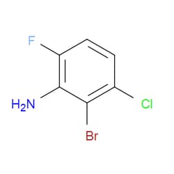 Aobchem&nbsp;2-Bromo-3-chloro-6-fluoroaniline | ≥97% | CAS 1694842-86-8 | C6H4BrClFN | 250mg