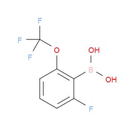 Aobchem&nbsp;2-Fluoro-6-(trifluoromethoxy)phenylboronic acid | ≥97% | CAS 1261214-72-5 | C7H5BF4O3 | 500mg