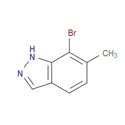 Aobchem&nbsp;7-Bromo-6-methyl-1H-indazole | ≥97% | CAS 1257535-45-7 | C8H7BrN2 | 1g