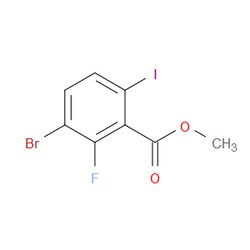 Aobchem&nbsp;Methyl 3-bromo-2-fluoro-6-iodobenzoate | ≥97% | CAS 1936253-89-2 | C8H5BrFIO2 | 500mg