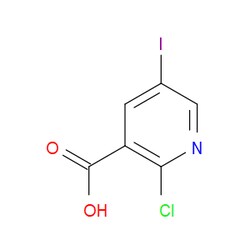 Aobchem&nbsp;2-Chloro-5-iodonicotinic acid | ≥97% | CAS 59782-86-4 | C6H3ClINO2 | 1g