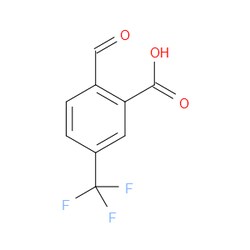 Aobchem&nbsp;2-Formyl-5-(trifluoromethyl)benzoic acid | ≥95% | CAS 13055-64-6 | C9H5F3O3 | 500mg