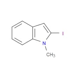 Aobchem&nbsp;2-Iodo-1-methyl-1H-indole | ≥95% | CAS 75833-63-5 | C9H8IN | 1g