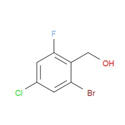 Aobchem&nbsp;(2-Bromo-4-chloro-6-fluorophenyl)methanol | ≥97% | CAS 1449008-26-7 | C7H5BrClFO | 500mg