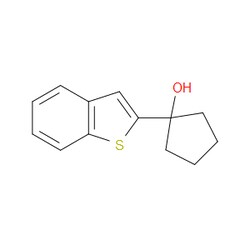 Aobchem&nbsp;1-(Benzo[b]thiophen-2-yl)cyclopentanol | ≥95% | CAS 147299-09-0 | C13H14OS | 500mg