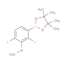 Aobchem&nbsp;2-(2 4-Difluoro-3-methoxyphenyl)-4 4 5 5-tetramethyl-1 3 2-dioxaborolane | ≥97% | CAS 1809298-93-8 | C13H17BF2O3 | 500mg