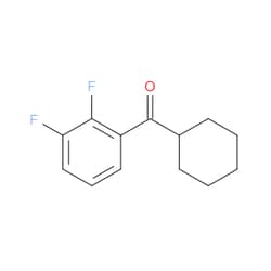 Aobchem&nbsp;Cyclohexyl(2 3-difluorophenyl)methanone | ≥95% | CAS 1344347-07-4 | C13H14F2O | 1g
