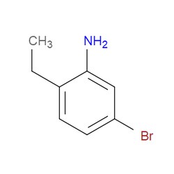 Aobchem&nbsp;5-Bromo-2-ethylaniline | ≥95% | CAS 14922-91-9 | C8H10BrN | 1g