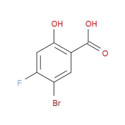 Aobchem&nbsp;5-Bromo-4-fluoro-2-hydroxybenzoic acid | ≥95% | CAS 1644-71-9 | C7H4BrFO3 | 500mg