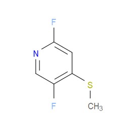 Aobchem&nbsp;2 5-Difluoro-4-(methylthio)pyridine | ≥97% | CAS 1824058-81-2 | C6H5F2NS | 500mg