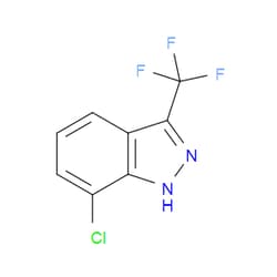 Aobchem&nbsp;7-Chloro-3-(trifluoromethyl)-1H-indazole | ≥95% | CAS 57631-14-8 | C8H4ClF3N2 | 1g