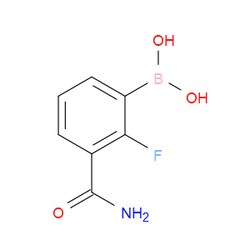 Aobchem&nbsp;3-Aminocarbonyl-2-fluorophenylboronic acid | ≥97% | CAS 1451392-76-9 | C7H7BFNO3 | 1g