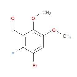 Aobchem&nbsp;3-Bromo-2-fluoro-5 6-dimethoxybenzaldehyde | ≥97% | CAS 1785348-72-2 | C9H8BrFO3 | 1g