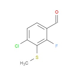Aobchem&nbsp;4-Chloro-2-fluoro-3-(methylthio)benzaldehyde | ≥97% | CAS 2145093-97-4 | C8H6ClFOS | 250mg