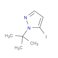 Aobchem&nbsp;1-(Tert-butyl)-5-iodo-1H-pyrazole | ≥97% | CAS 1523609-68-8 | C7H11IN2 | 250mg