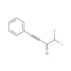 Aobchem&nbsp;1 1-Difluoro-4-phenyl-3-butyn-2-one | ≥95% | CAS 117710-72-2 | C10H6F2O | 500mg