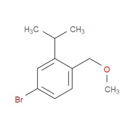 Aobchem&nbsp;4-Bromo-1-(methoxymethyl)-2-(propan-2-yl)benzene | ≥97% | CAS 1370601-50-5 | C11H15BrO | 500mg