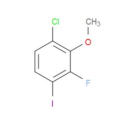 Aobchem&nbsp;1-Chloro-3-fluoro-4-iodo-2-methoxybenzene | ≥95% | CAS 2384019-48-9 | C7H5ClFIO | 250mg