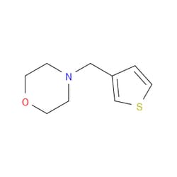Aobchem&nbsp;3-(N-morpholinylmethyl)thiophene | ≥97% | CAS 122439-17-2 | C9H13NOS | 1g