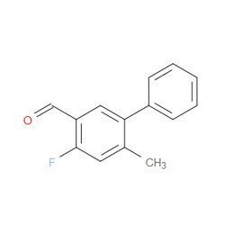 Aobchem&nbsp;2-Fluoro-4-methyl-5-phenylbenzaldehyde | ≥95% | CAS 2221812-03-7 | C14H11FO | 250mg