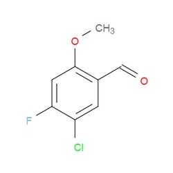 Aobchem&nbsp;5-Chloro-4-fluoro-2-methoxybenzaldehyde | ≥97% | CAS 889858-36-0 | C8H6ClFO2 | 500mg