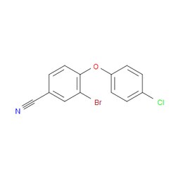 Aobchem&nbsp;3-Bromo-4-(4-chlorophenoxy)benzonitrile | ≥97% | CAS 1355656-66-4 | C13H7BrClNO | 1g